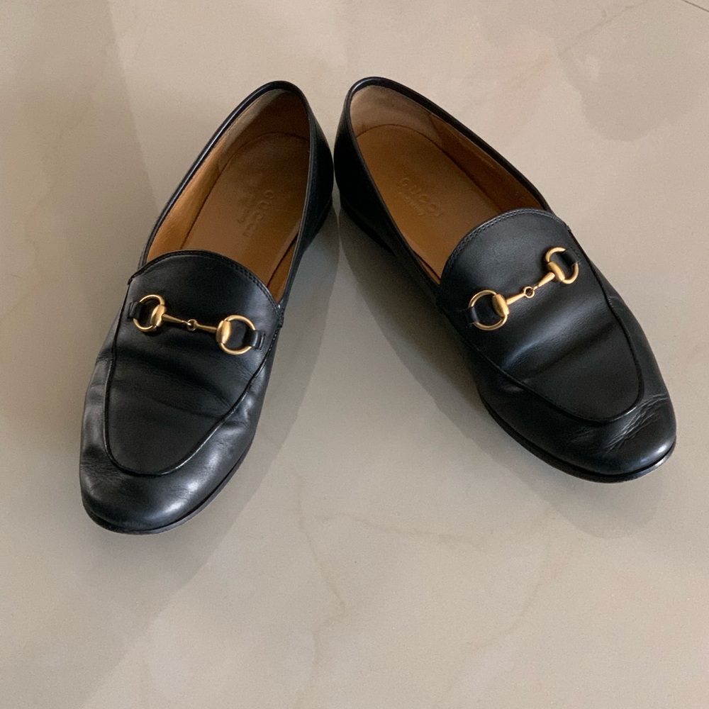 Gucci black Jordan Loafers